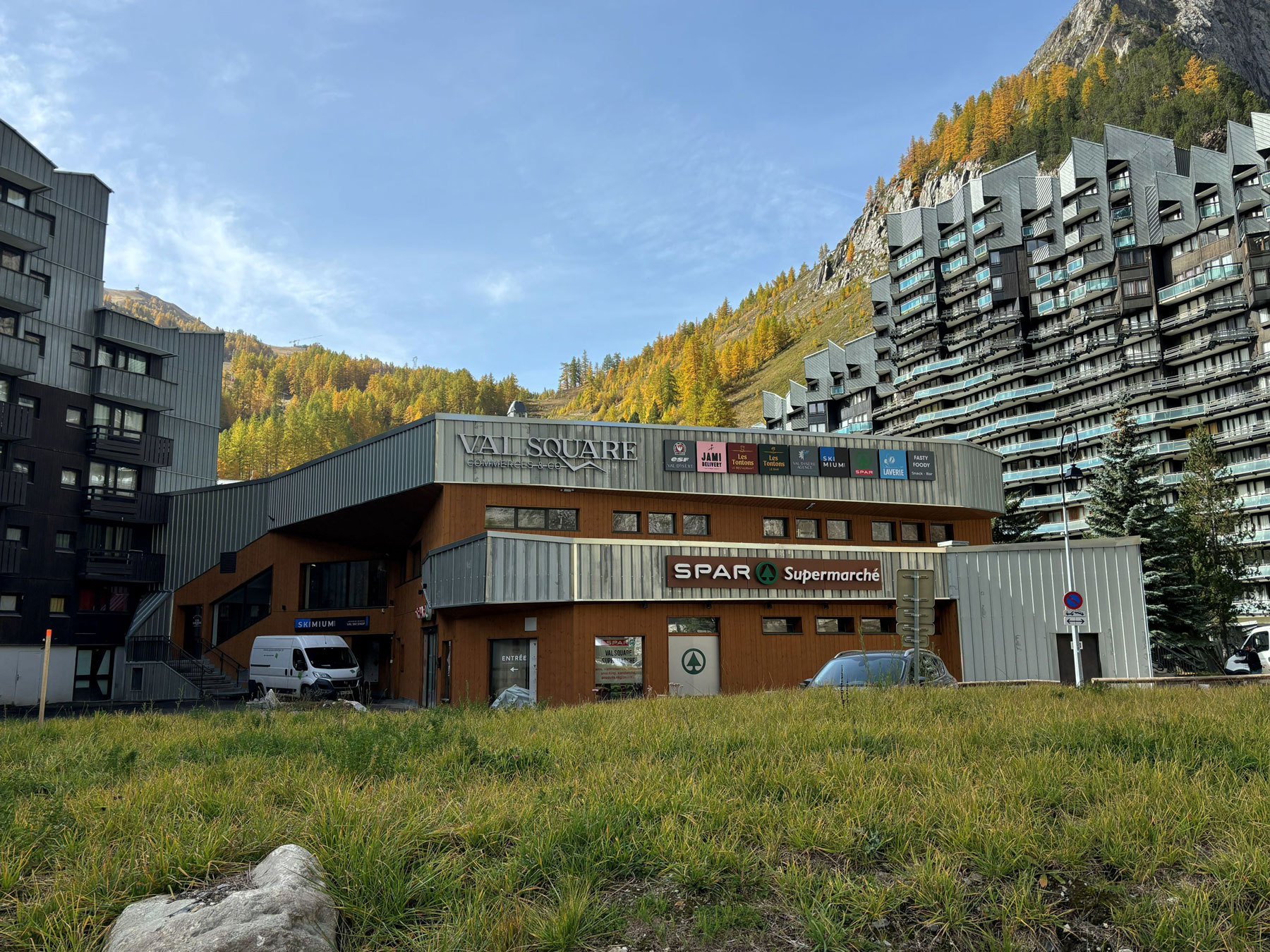 Centre commercial La Daille à Val d'Isère