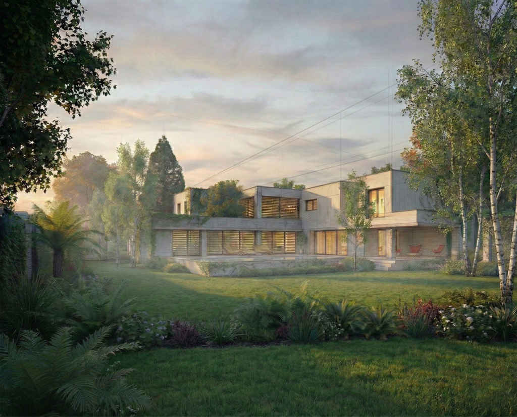 maison contemporaine basse consommation