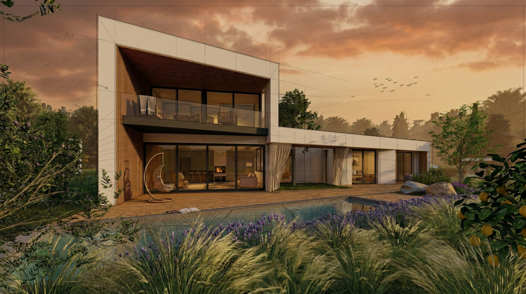 villa contemporaine lyon ocube architecture