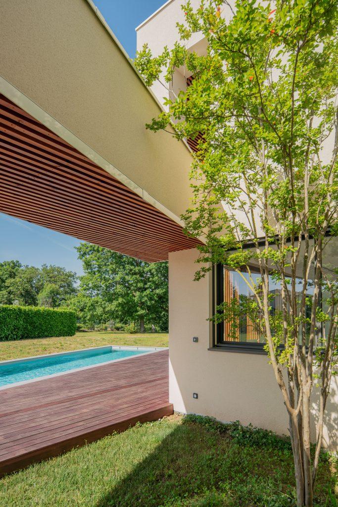 patio villa contemporaine ouest lyonnais ocube